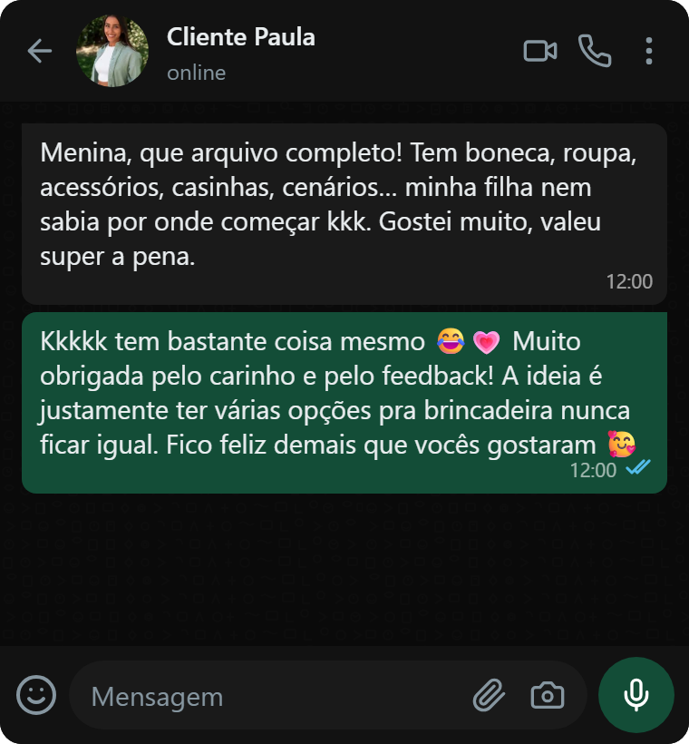 Depoimento de cliente