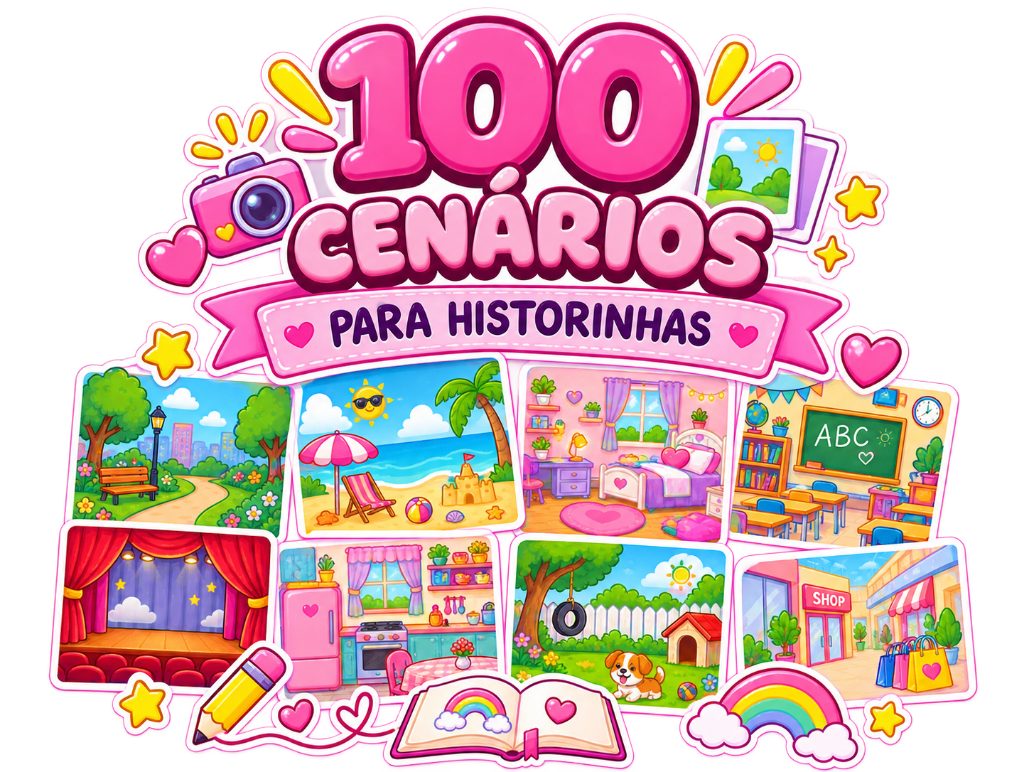 100 cenários para historinhas